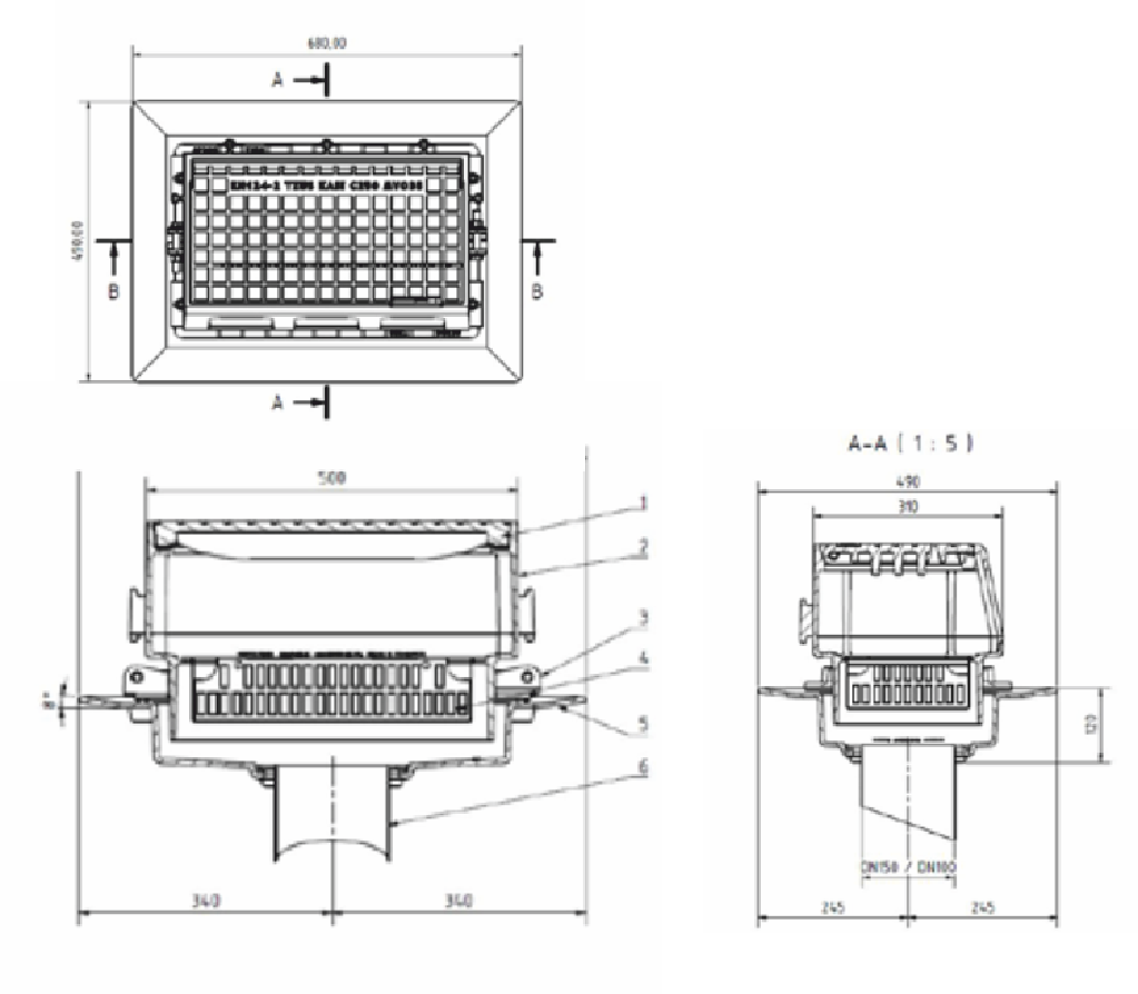 bridge drainage MKO35C